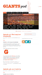 Mobile Screenshot of giantspod.net