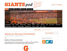 Tablet Screenshot of giantspod.net